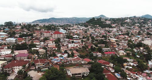 Aerial Footage Of The Town