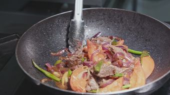 炒菜视频素材