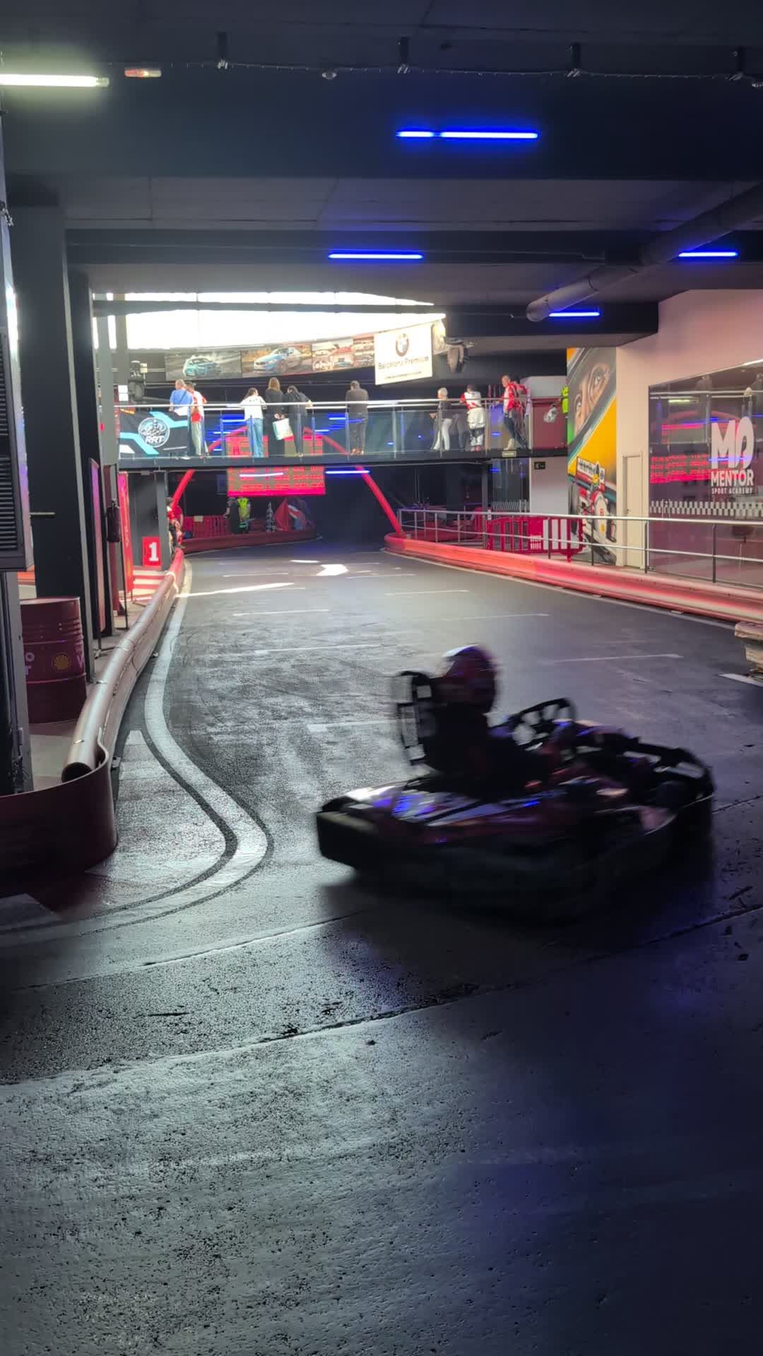 Exciting Indoor Go-Kart Racing Experience Free Stock Video Footage ...