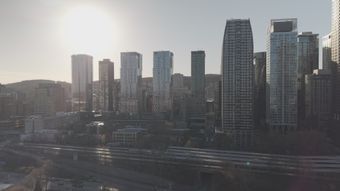 晨光掠过城市高清视频高清视频视频素材