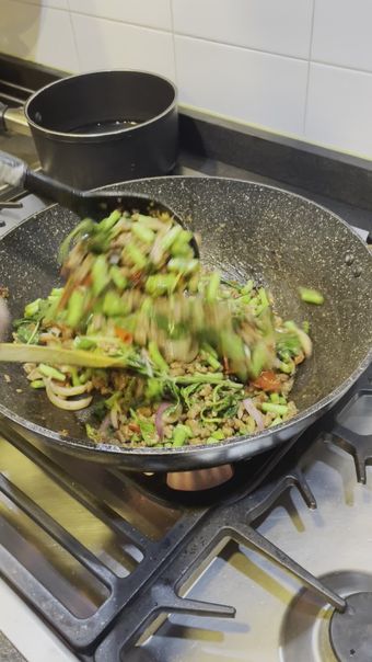 炒菜视频素材