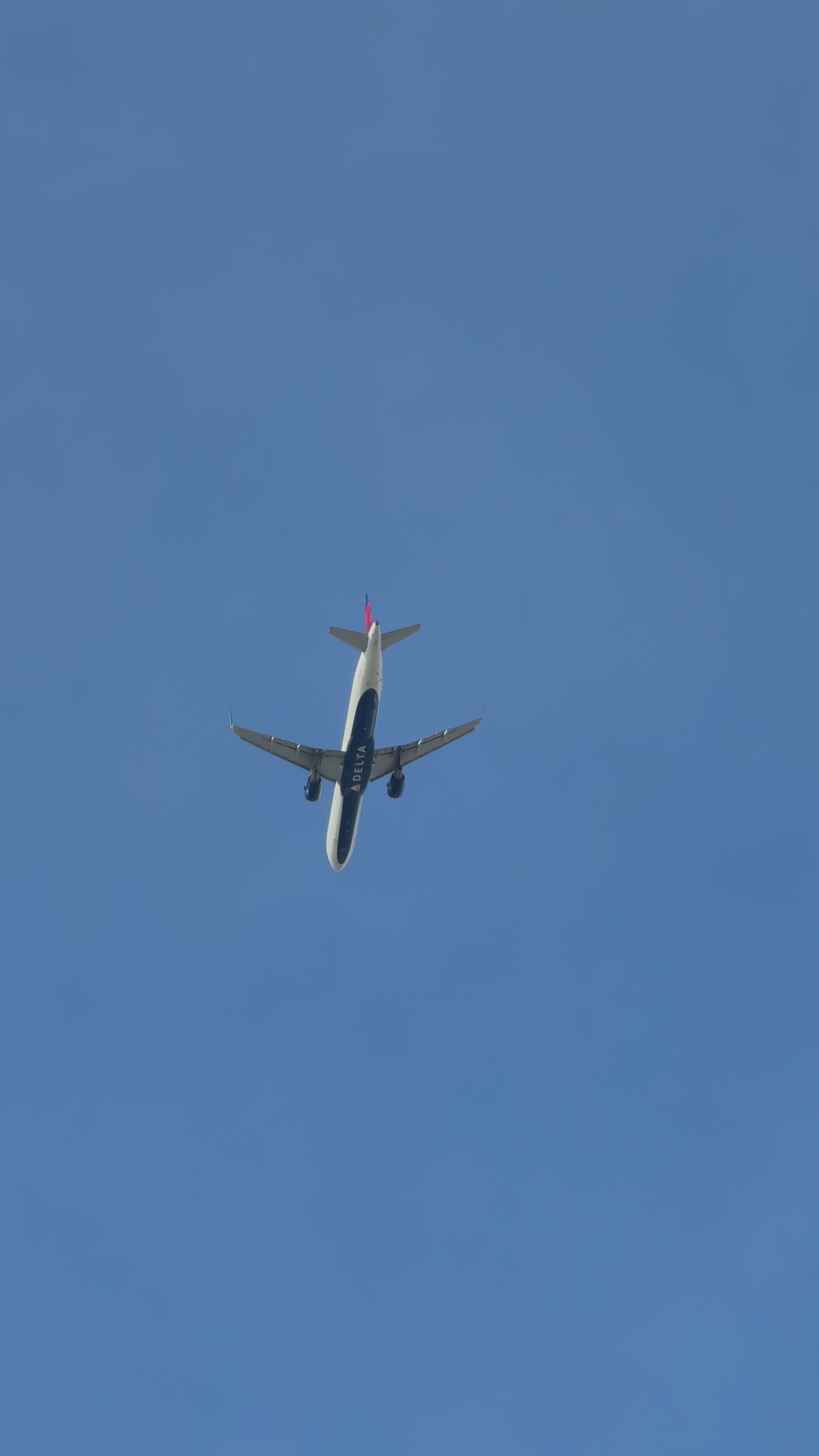 Airplane Flying Against Clear Blue Sky Free Stock Video Footage ...