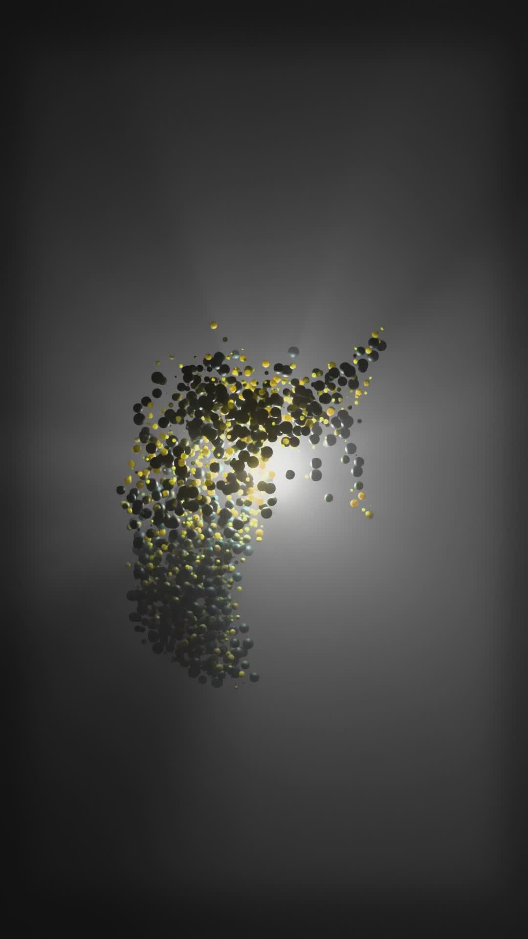 Abstract Animation of Particles in Motion Free Stock Video Footage ...