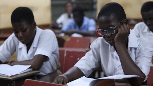 Footage Of Students Reading Together