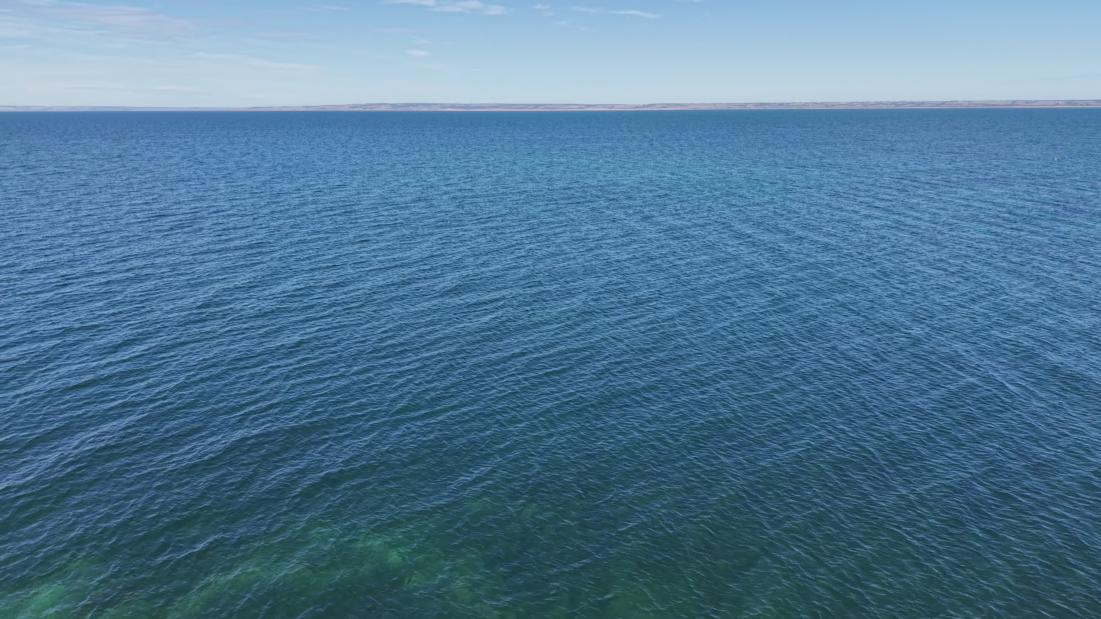 Tranquil Aerial View of the open Ocean Free Stock Video Footage ...