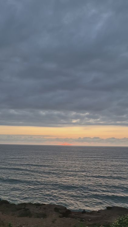 Peaceful Ocean Sunset with Cloudy Sky Free Stock Video Footage, Royalty ...