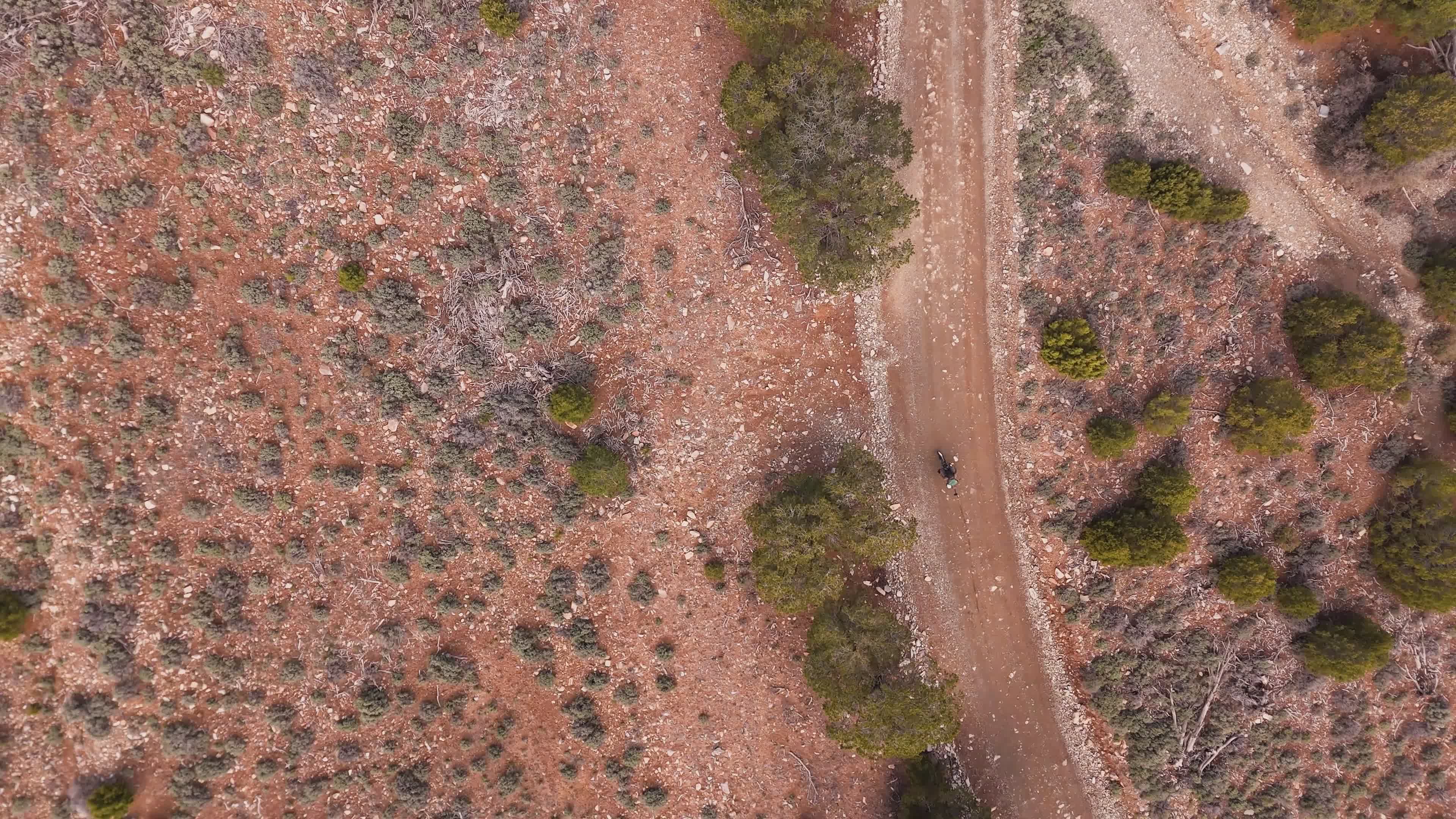 Drone Footage of Remote Dirt Road Adventure Free Stock Video Footage ...
