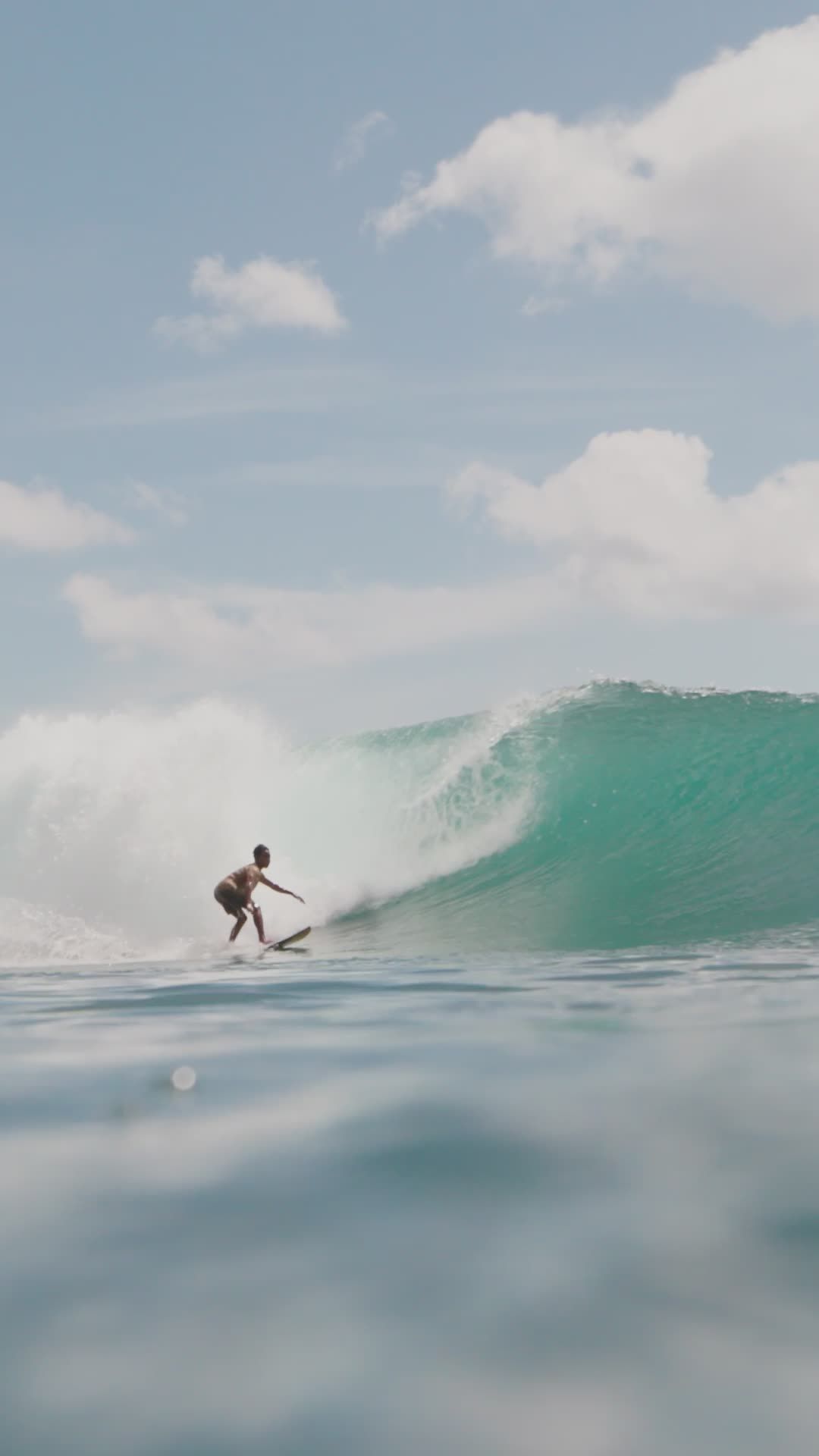 Surfing Adventure on Blue Ocean Waves Free Stock Video Footage, Royalty ...