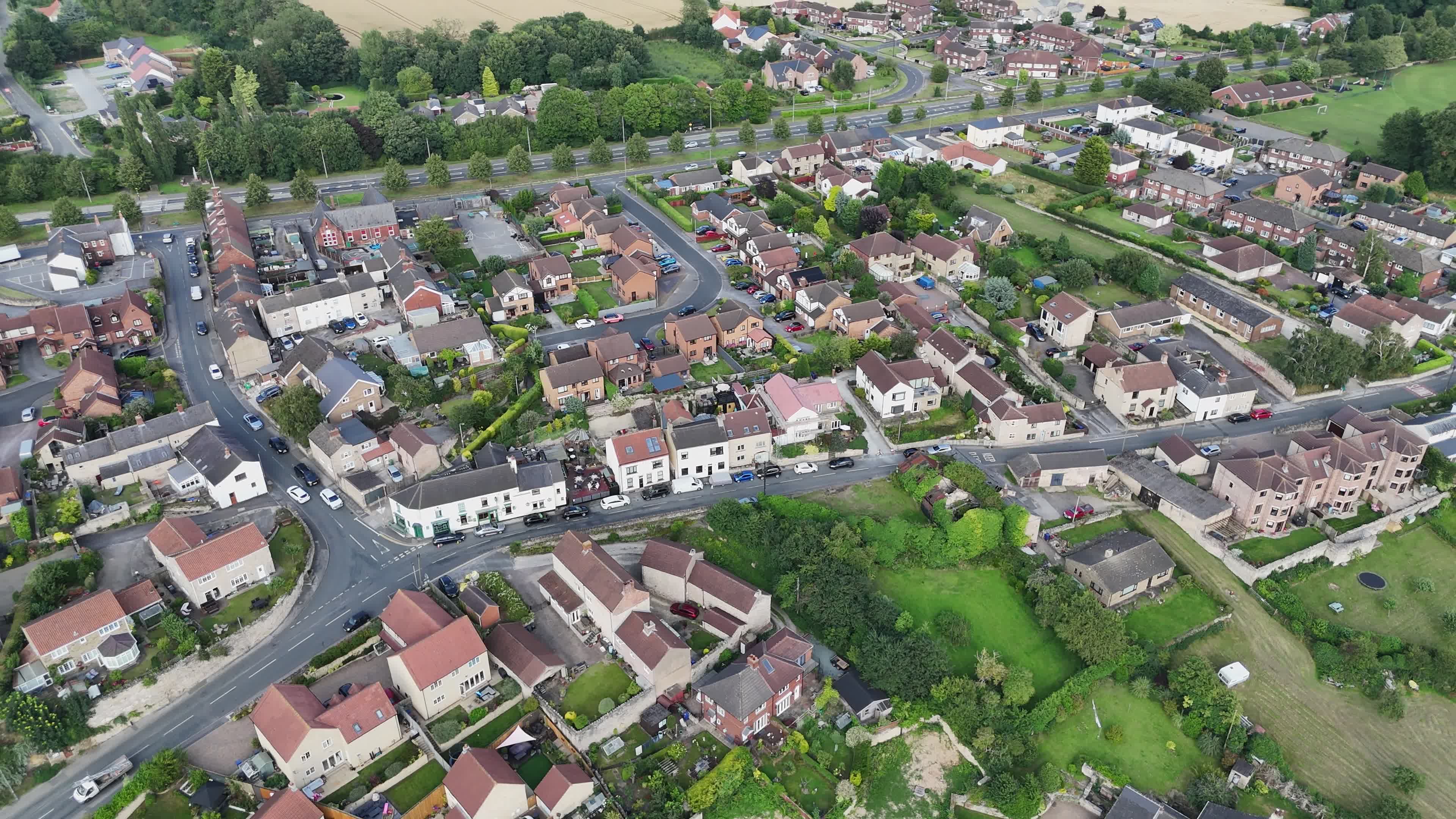 aerial view of english countryside village 37727918 — free pexels stock footage