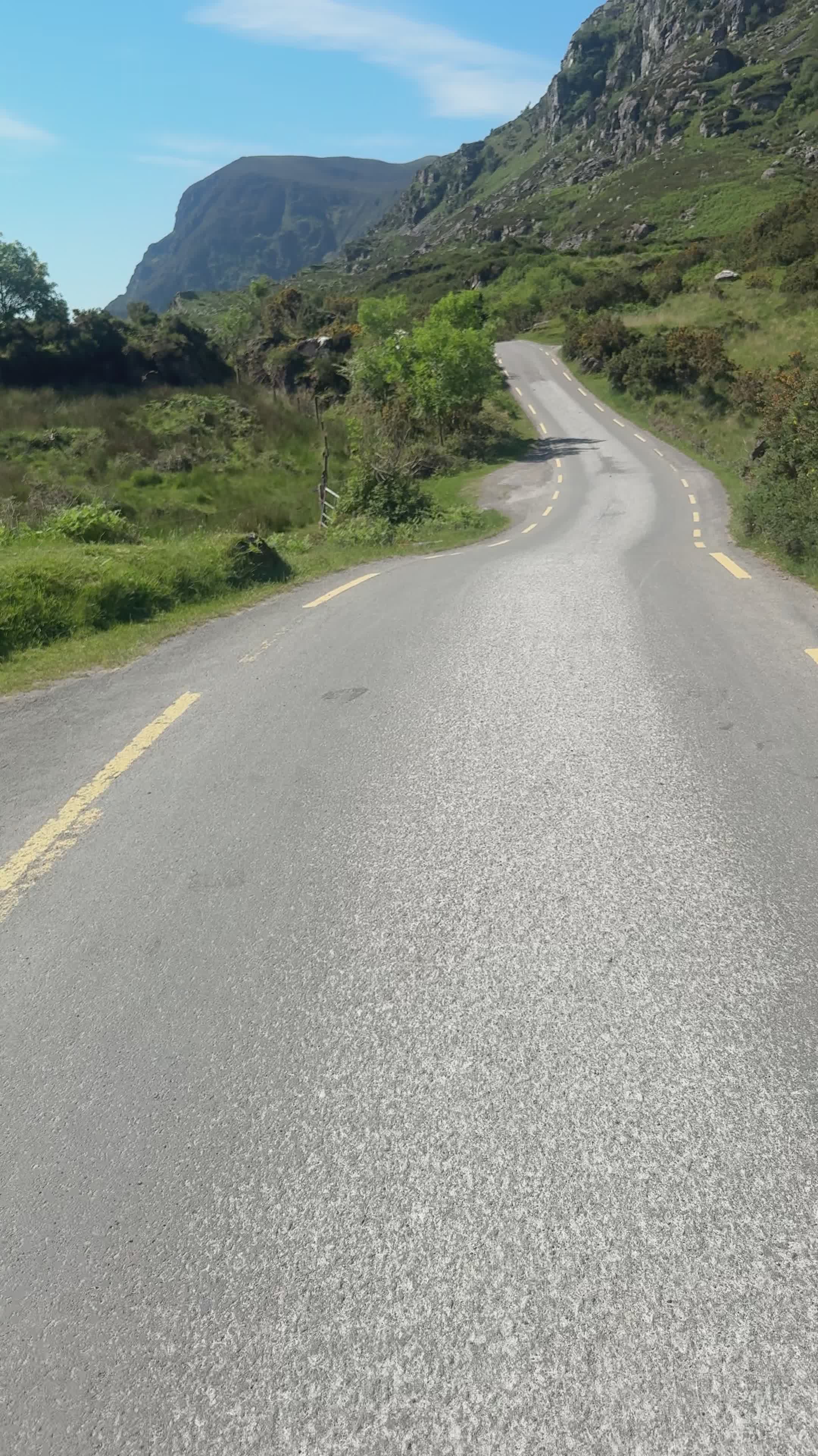 scenic drive through mountainous irish landscape 37826563