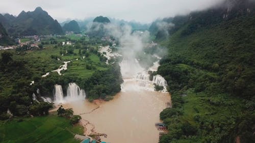 Beautiful River Waterfalls