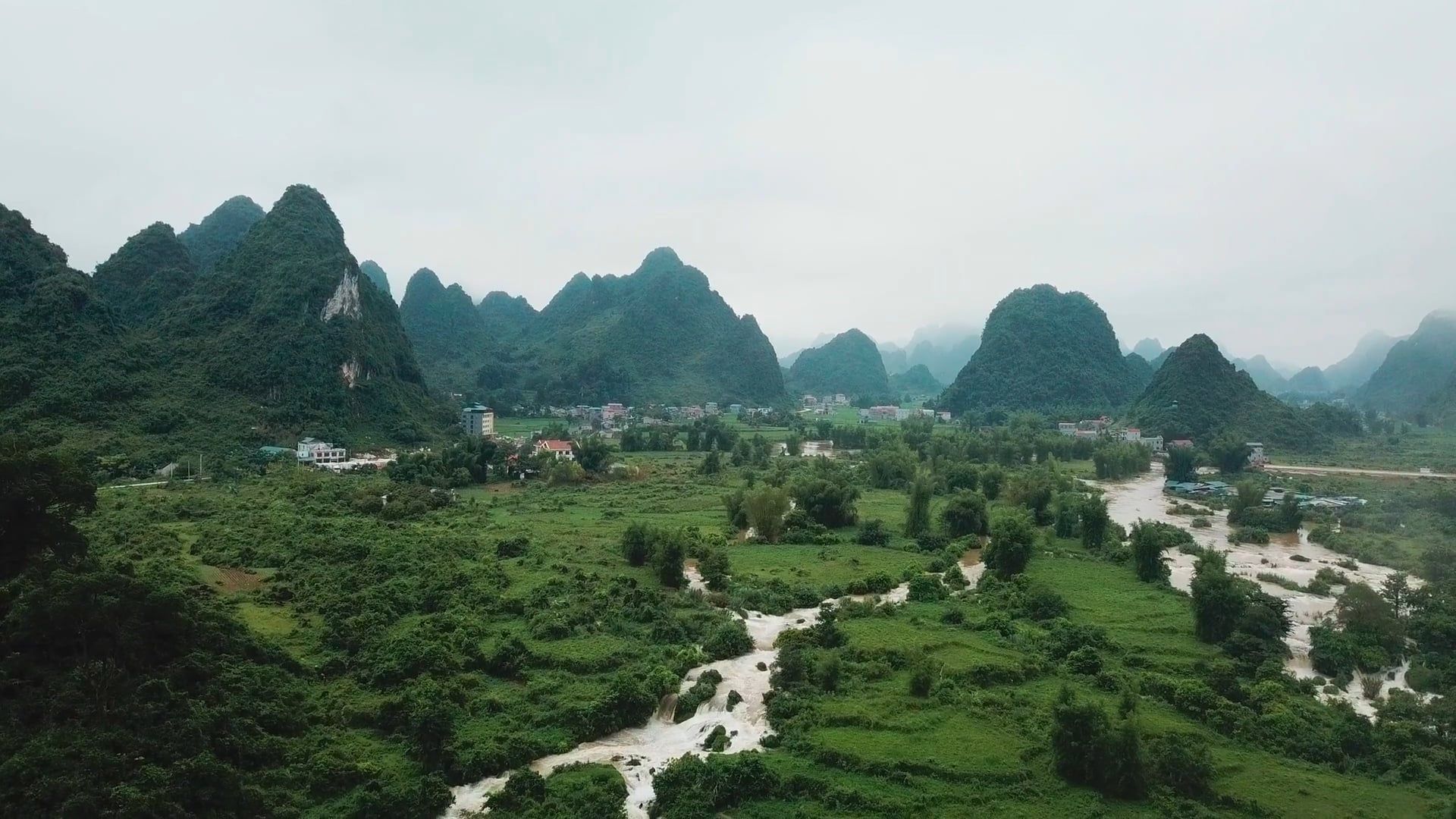 Footage Of The Landscape And Waterfalls Free Stock Video Footage ...