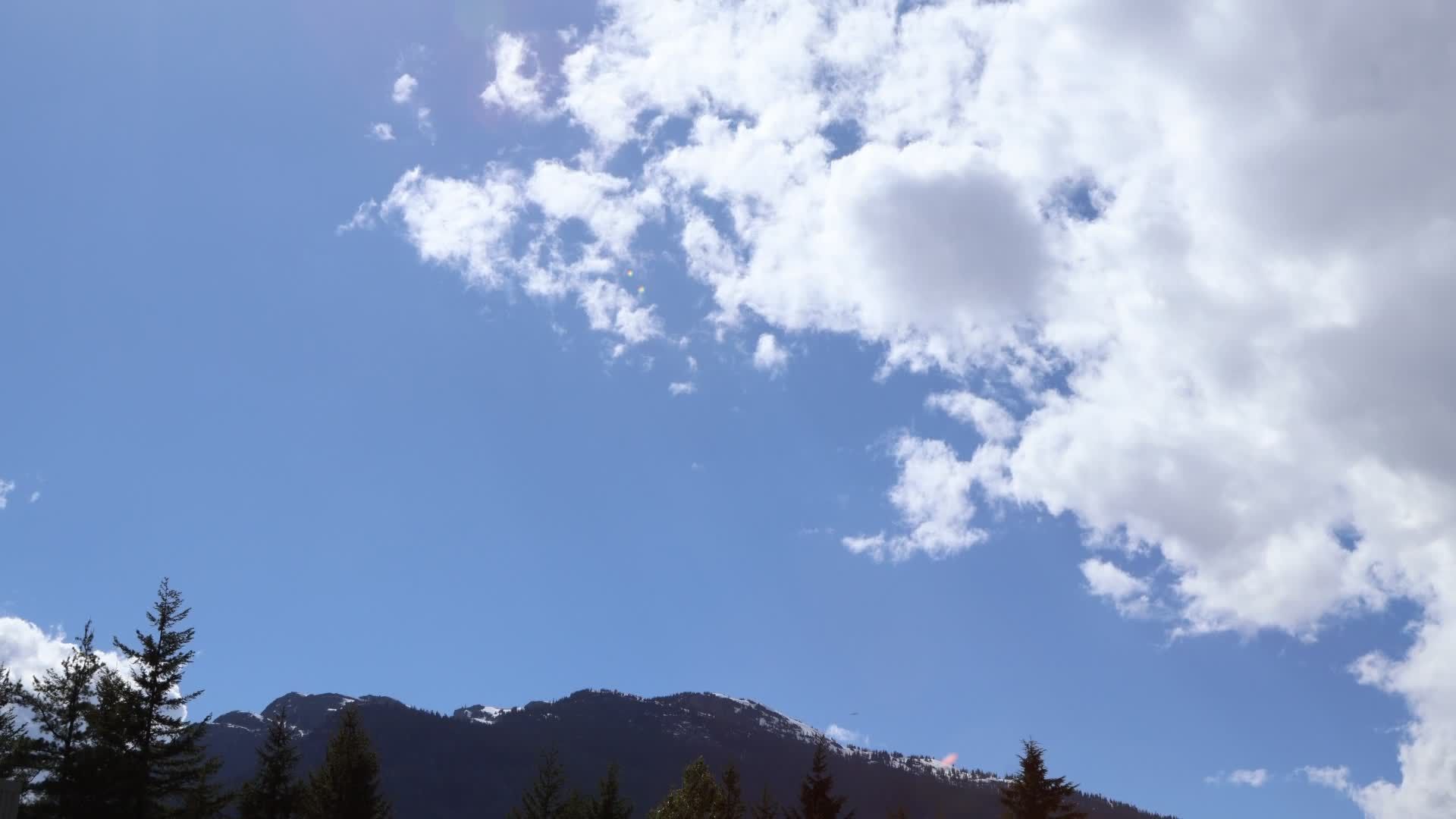 Scenic Mountain View with Clear Blue Sky Free Stock Video Footage ...