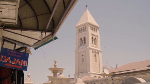 Low Angle View Of A Church Tower