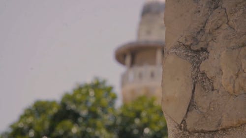 Uma Torre Com Topo Em Cúpula Em Israel
