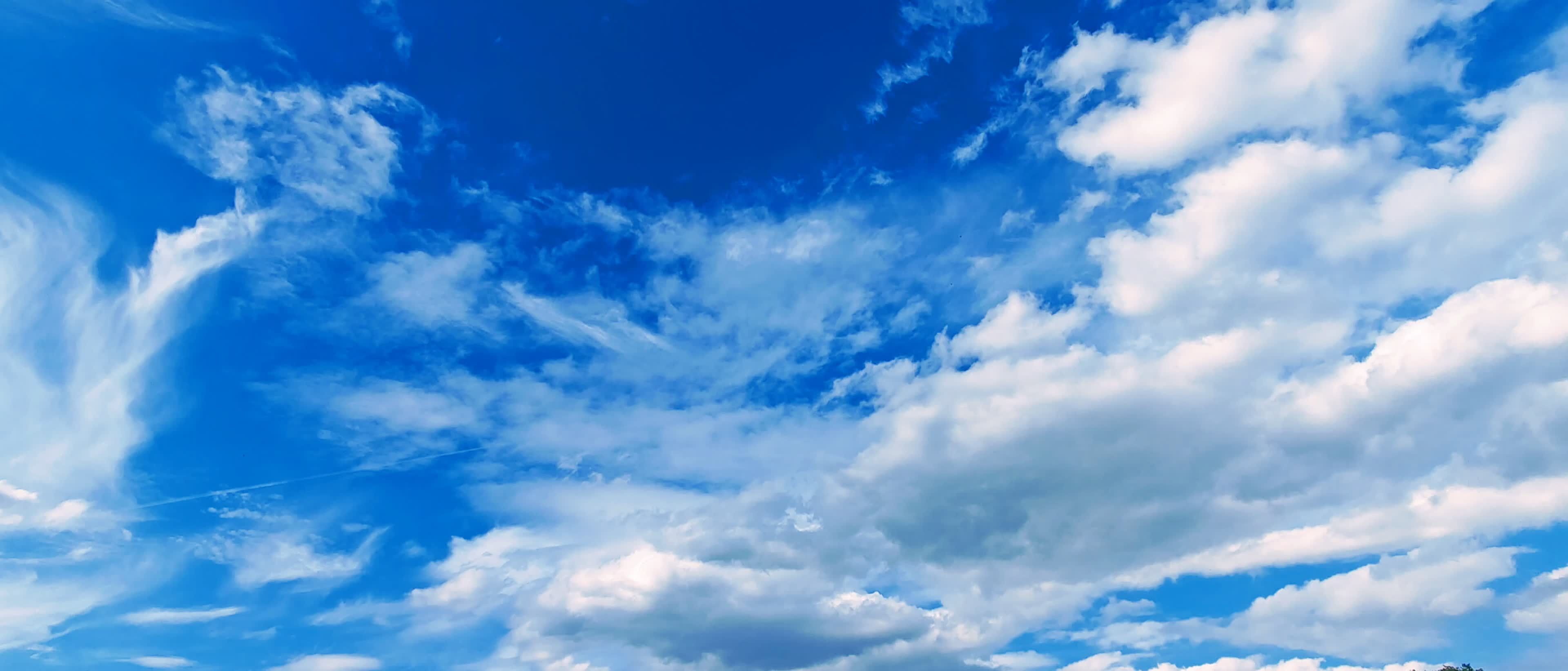 beautiful blue sky with moving clouds timelapse 38149775 — free pexels stock footage