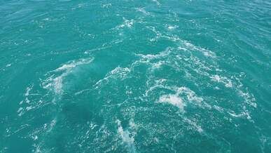 serenity of turquoise ocean waves captured