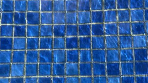Blue Tiles Underwater