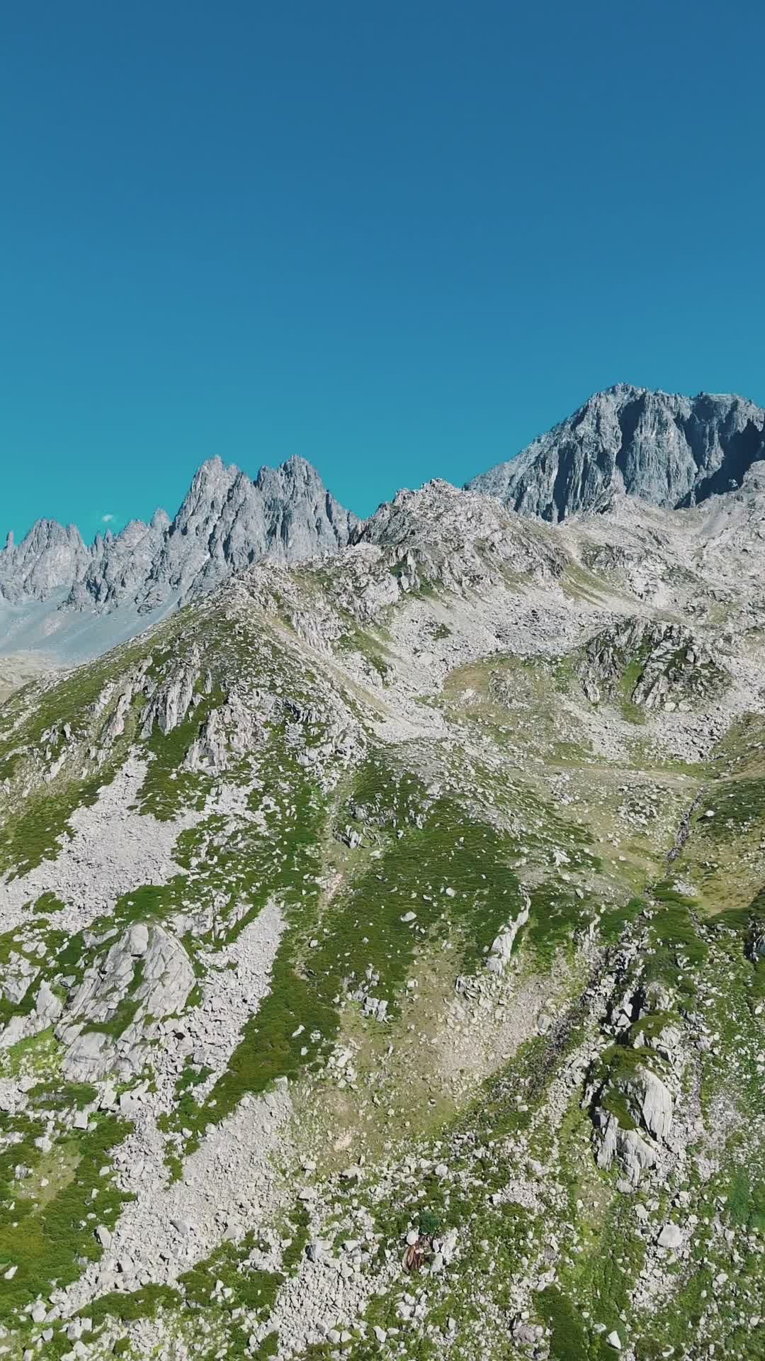 stunning aerial view of majestic mountain range 38262025 — free pexels stock footage