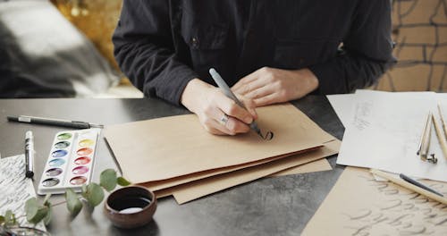 Parting Words Of Good Wishes In Calligraphy