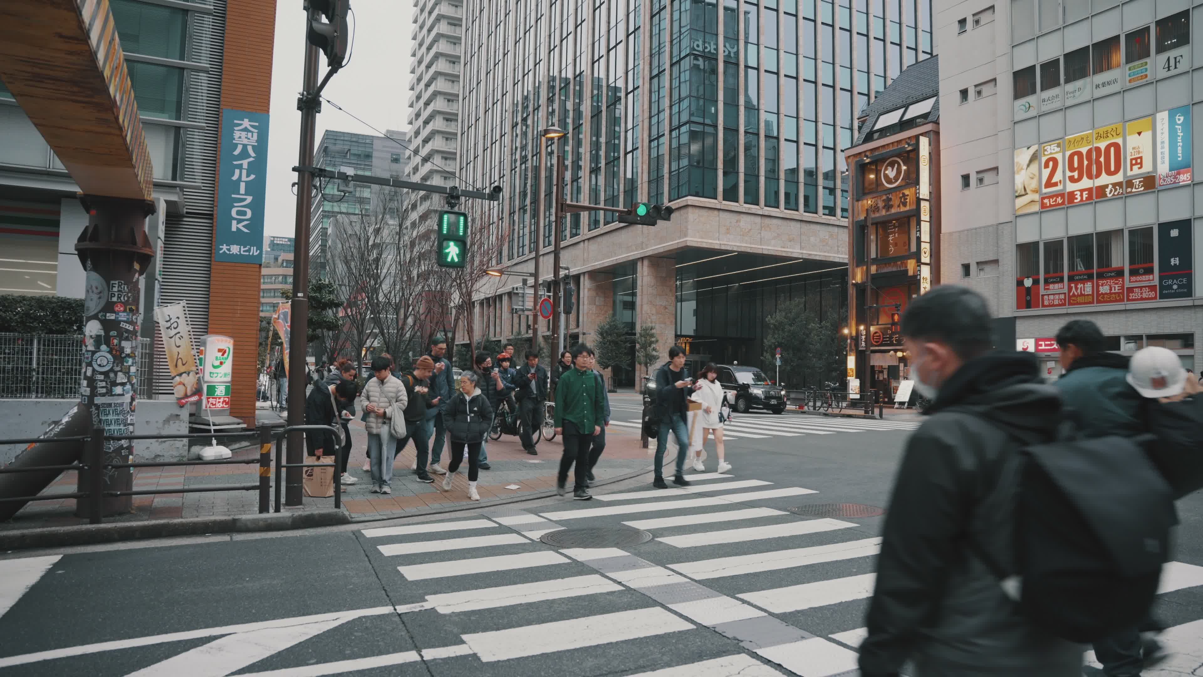 busy pedestrian crossing in tokyo s urban street 38298405 — free pexels stock footage