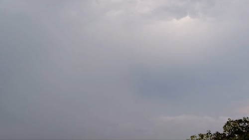 Footage Of The Cloud With Thunder