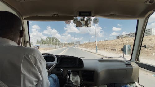 A man Driving a Car