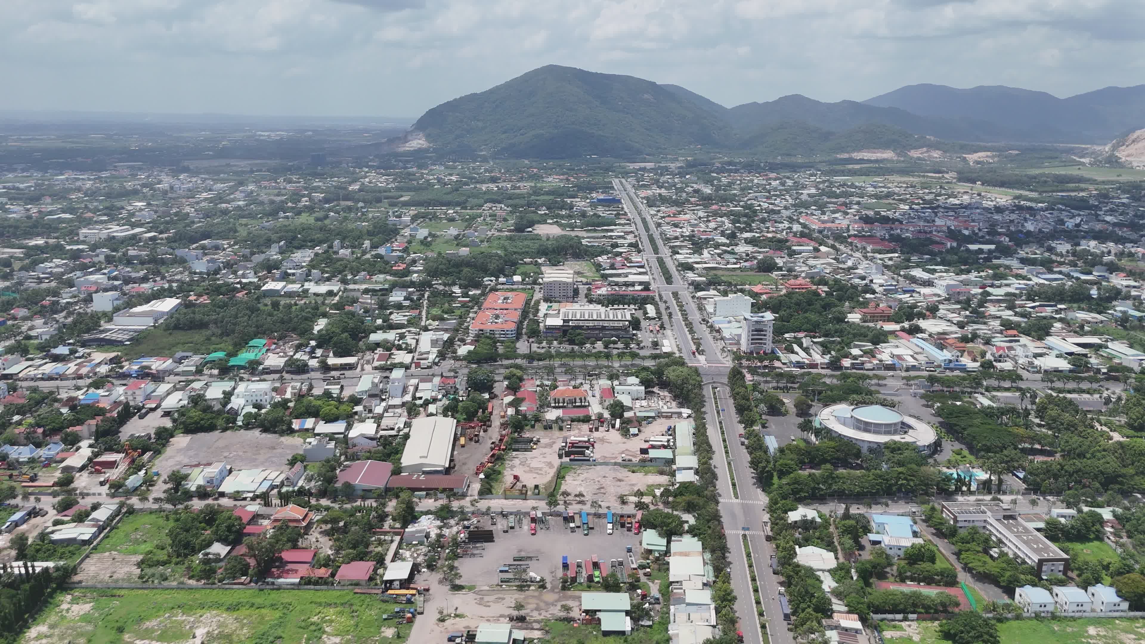 aerial view of phu m town vietnam landscape 38522695 — free pexels stock footage