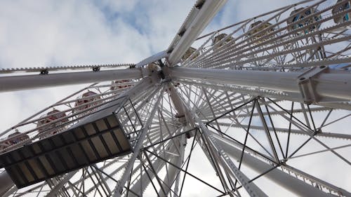 A Ferris Wheel In Operation