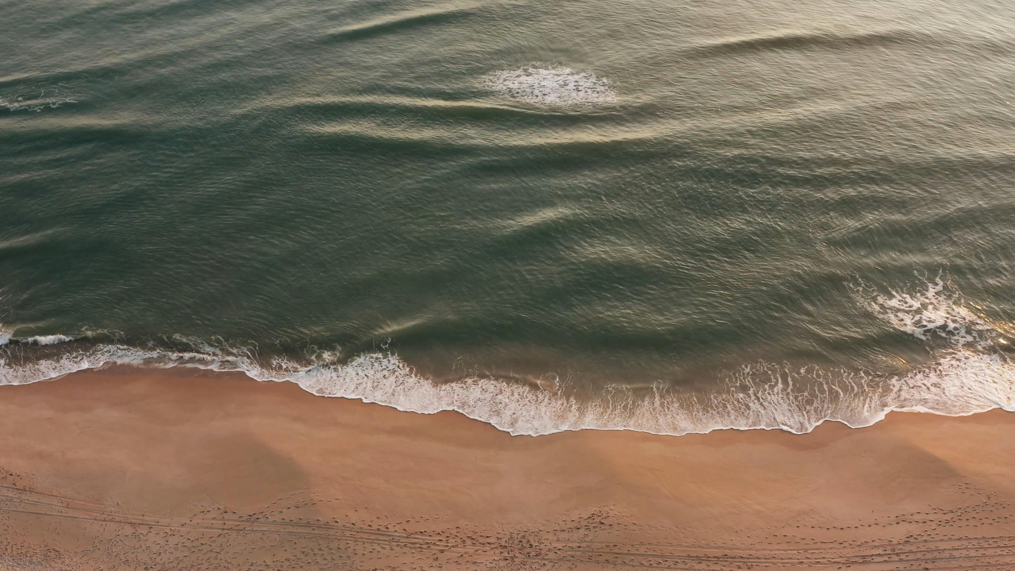 drone image redondo beach ocean waves