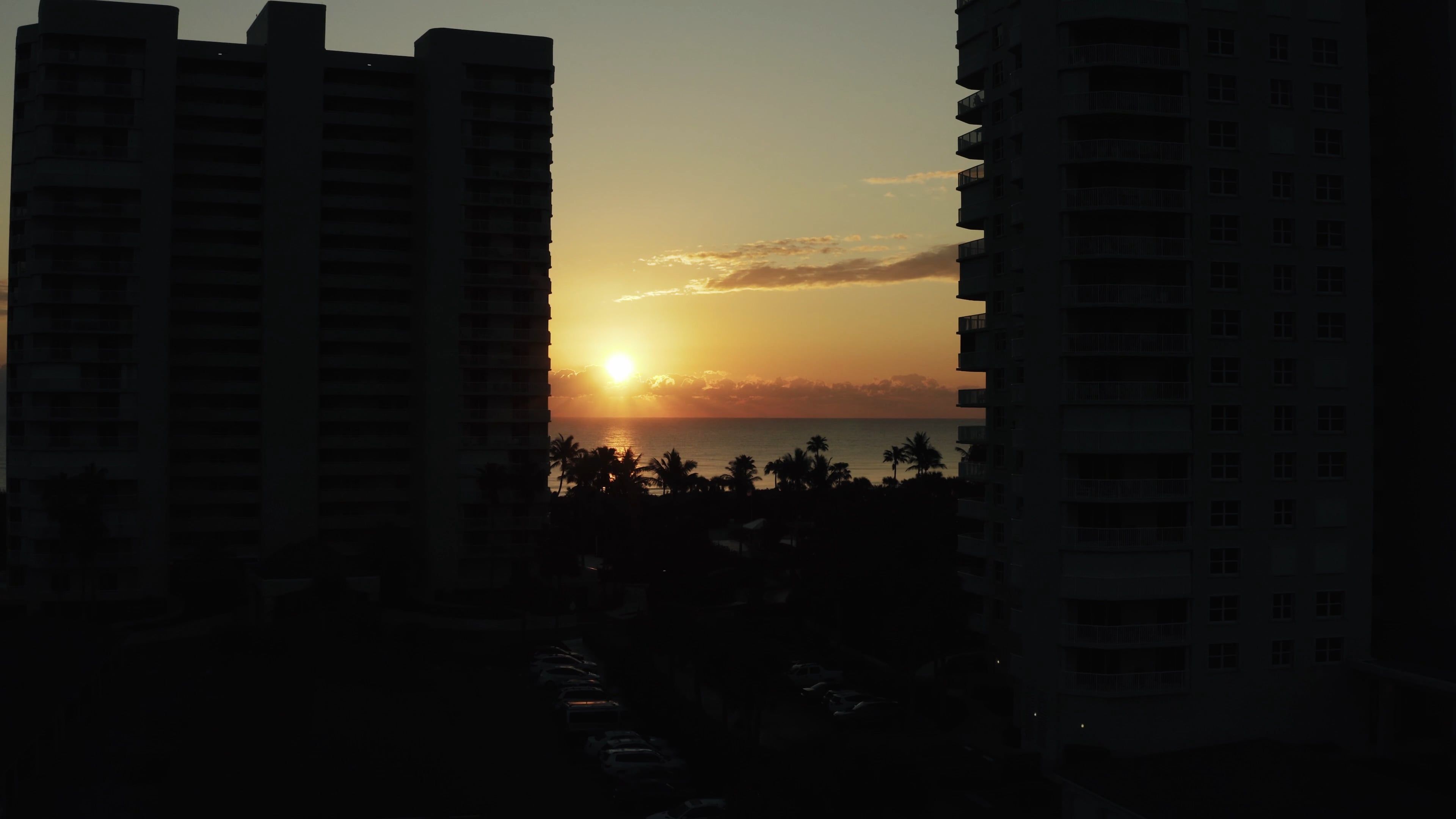 Reflection Of The Sunset In The Ocean Free Stock Video Footage, Royalty ...