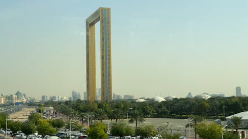 The Dubai Frame Landmark Structures In Dubai 