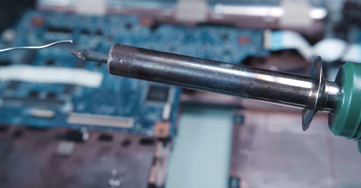 Soldering Process Video Close-up Video of a Soldering Iron Melting a Solder Free Stock Video ...