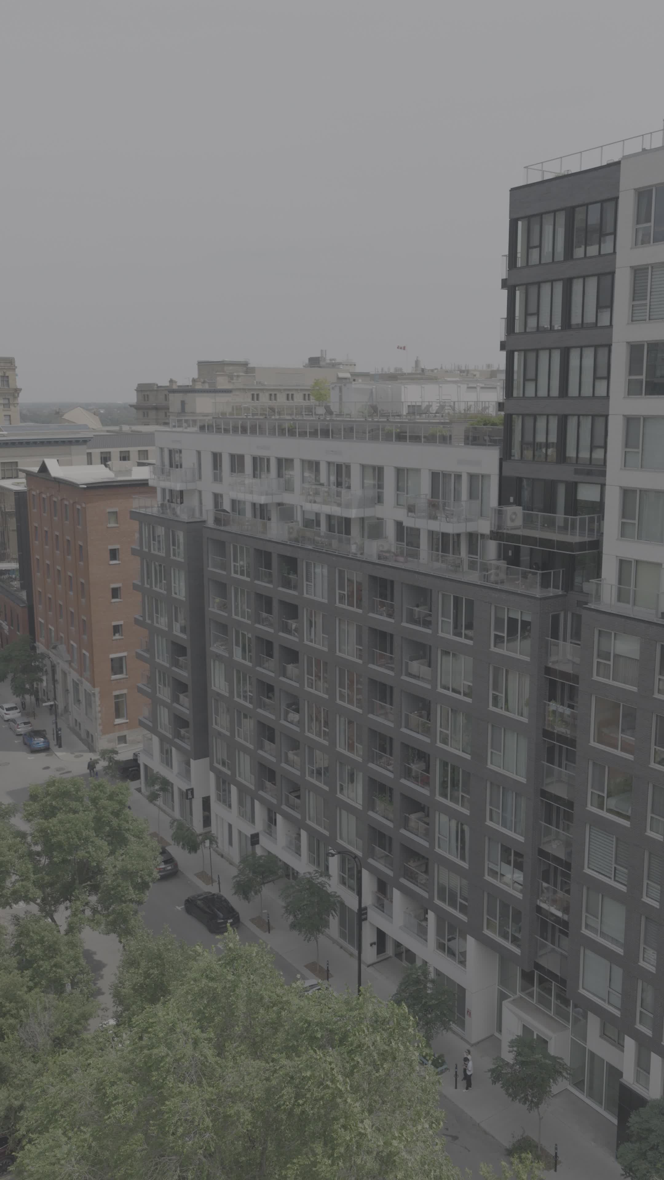 aerial view of montreal skyline and architecture 38675251 — free pexels stock footage