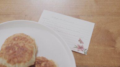 delicious metis bannock on rustic plate