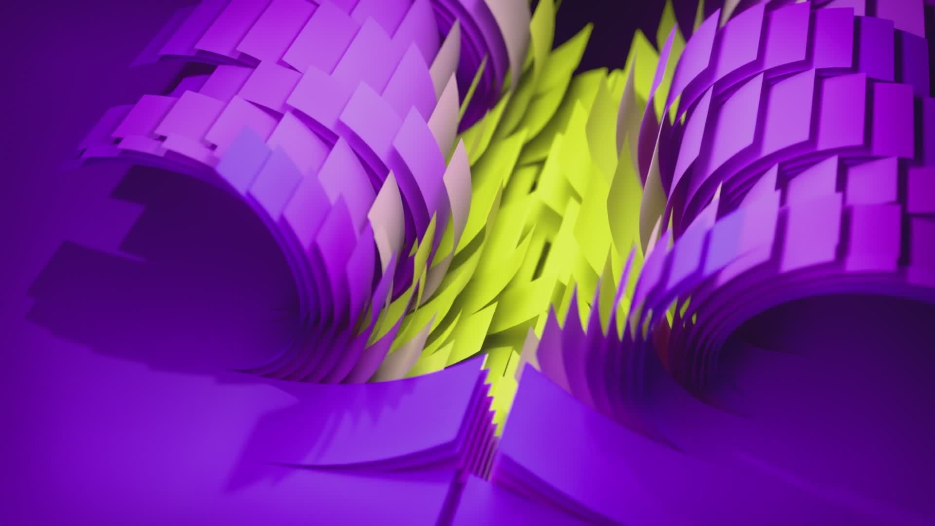Vibrant Abstract 3D Animation with Purple Waves Free Stock Video ...