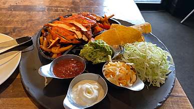 close up shot of mexican food on the table