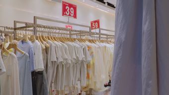 新中式服装，陈列视频素材