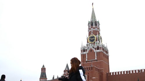 The Savior Tower In Kremlin Russia