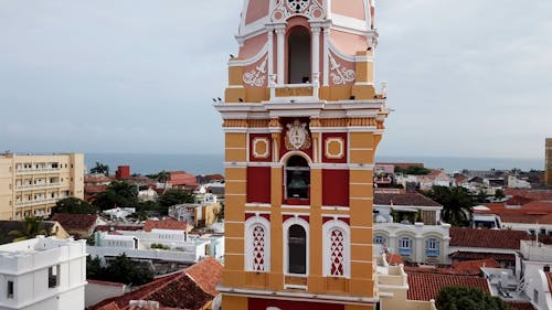 Drone Footage of the Belfry of Cathedral of Cartagena