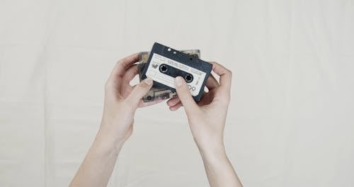 Cassette Tapes With Music Recording