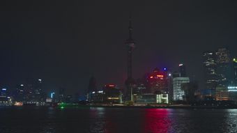上海三件套夜景高清视频视频素材