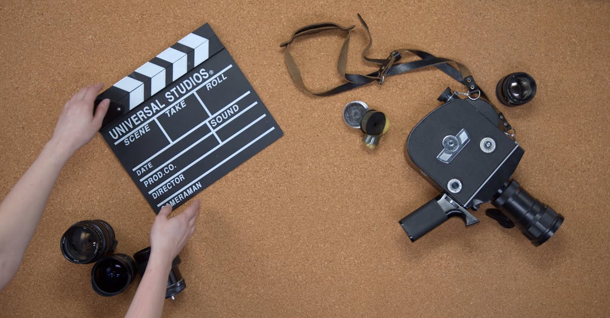 A Clapper Board Used When Shooting A Scene On Film Making Free Stock ...