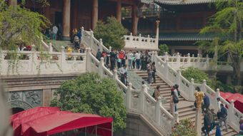 景区人流量视频素材视频素材