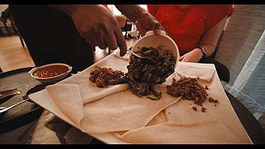 food on the plate