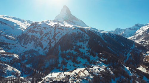 Drone Footage of Swiss Alps