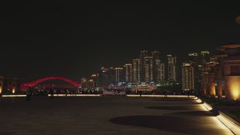 星海广场夜景视频素材视频素材视频素材