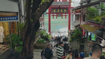 竖屏 中国 街视频素材