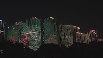 住宅灯光和建筑立面视频素材免费下载视频素材