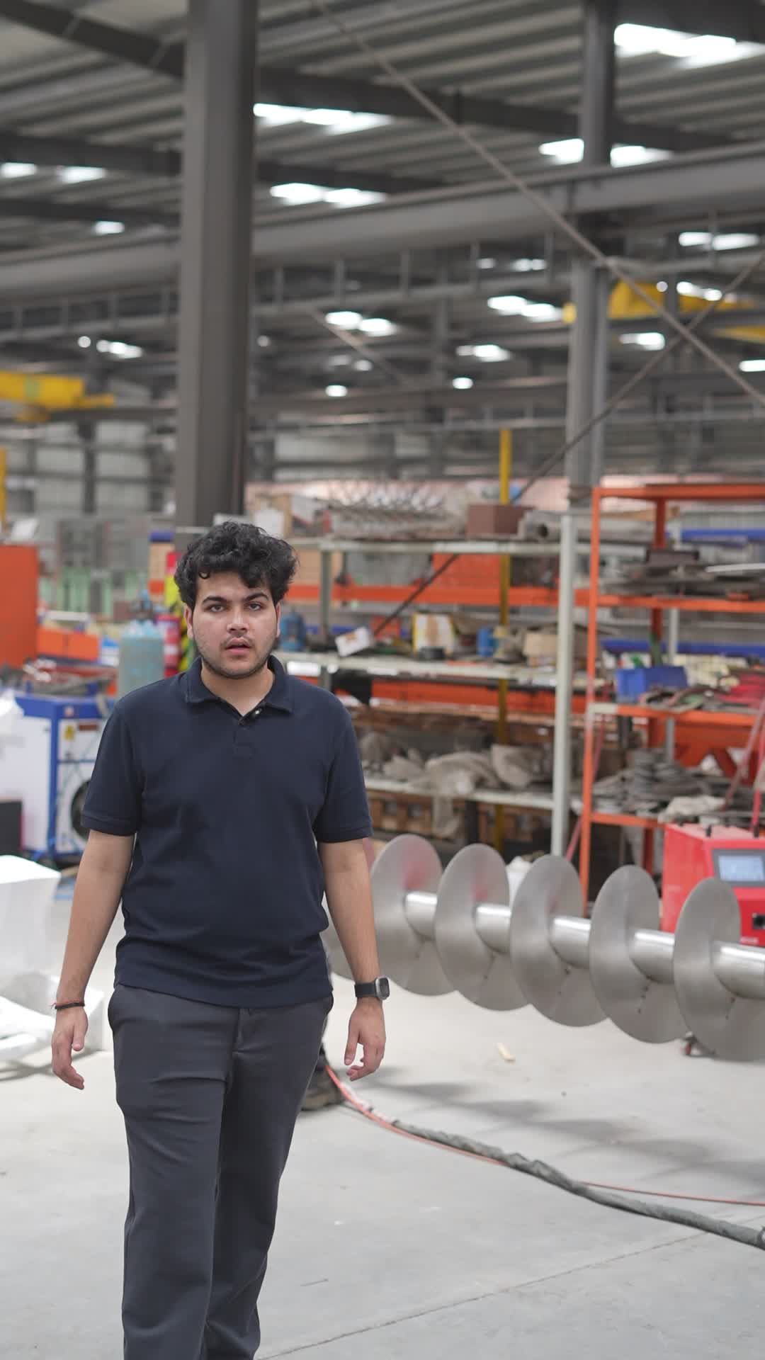 Tour Inside an Industrial Manufacturing Facility Free Stock Video ...